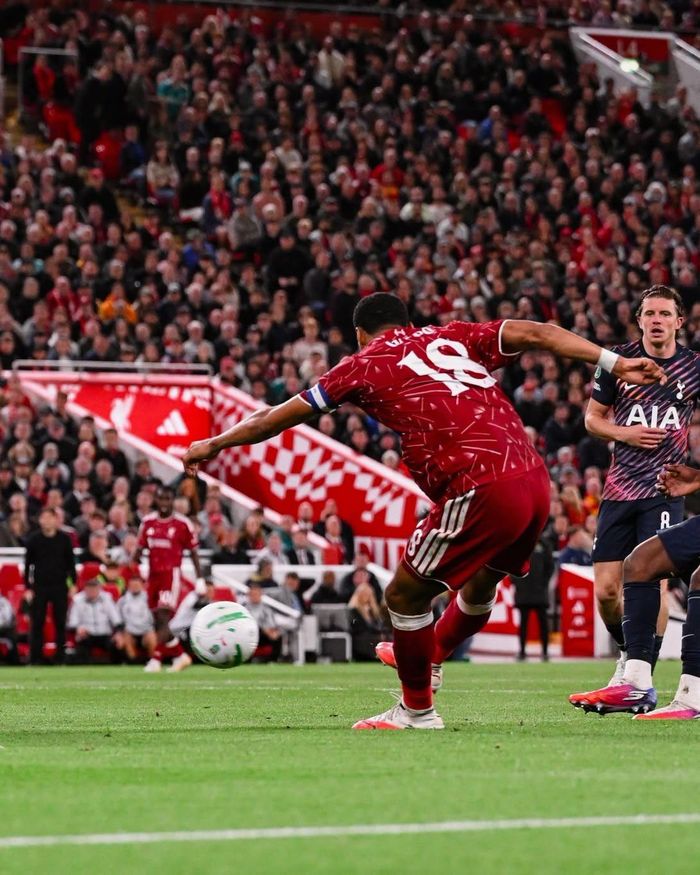Cody Gakpo nhân đôi cách biệt cho Liverpool. Ảnh: Liverpool FC
