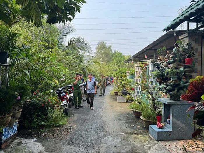 Ngôi nhà nơi xảy ra vụ án mạng - Ảnh: Công an Đồng Tháp