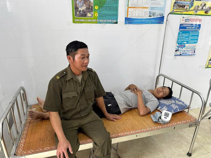 Nạn nhân được giải cứu an toàn. Ảnh: CA.
