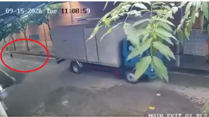 Hiện trường vụ việc do camera ghi lại.