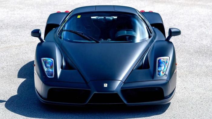 Ferrari Enzo độc nhất màu đen mờ. (Ảnh: Ferrari)