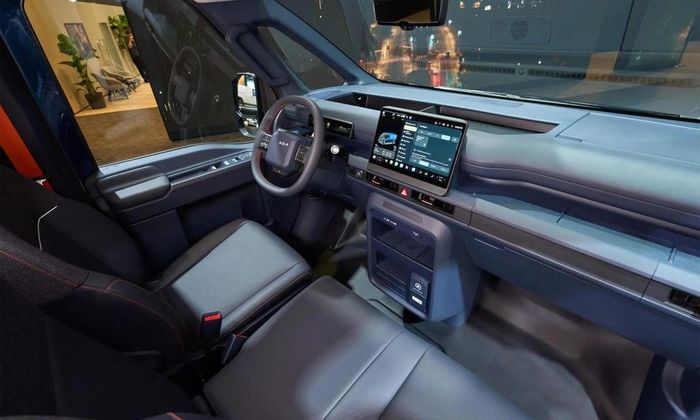 Kia ra mắt PV7, xe van điện có tầm hoạt động 460 km.(Ảnh: Kia)
