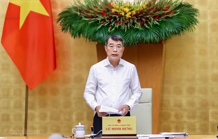 Thủ tướng Lê Minh Hưng phát biểu khai mạc Phiên họp - Ảnh: chinhphu.vn/Nhật Bắc