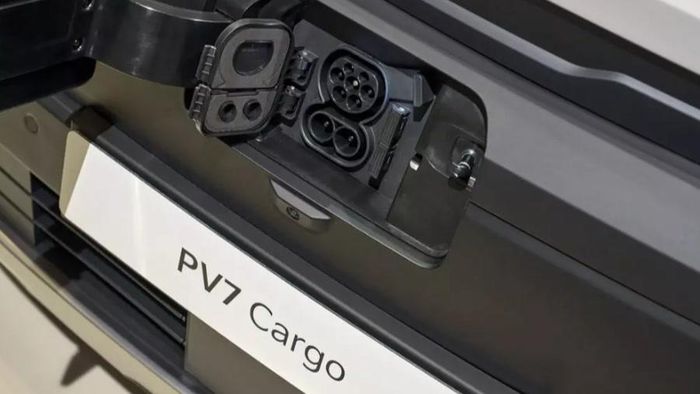 Kia PV7 Cargo có phạm vi hoạt động hơn 460 km một lần sạc. Ảnh: Kia.