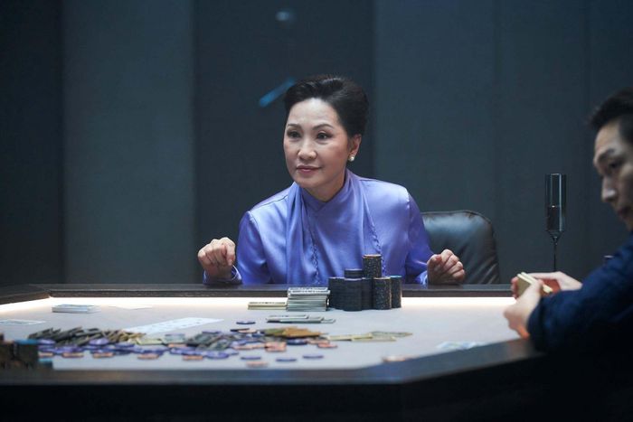 Hồng Đào trong dự án Hàn Quốc “Tazza 4: The Song of Beelzebub”.