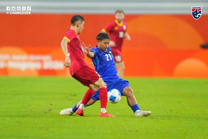 U23 Thái Lan ngược dòng đánh bại U23 Kyrgyzstan. (Ảnh: FAT)