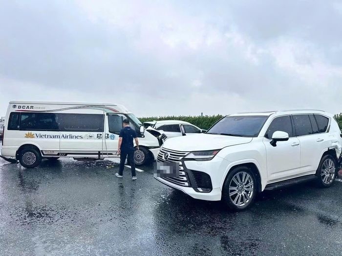 Hiện trường vụ việc. Ảnh: Cục CSGT