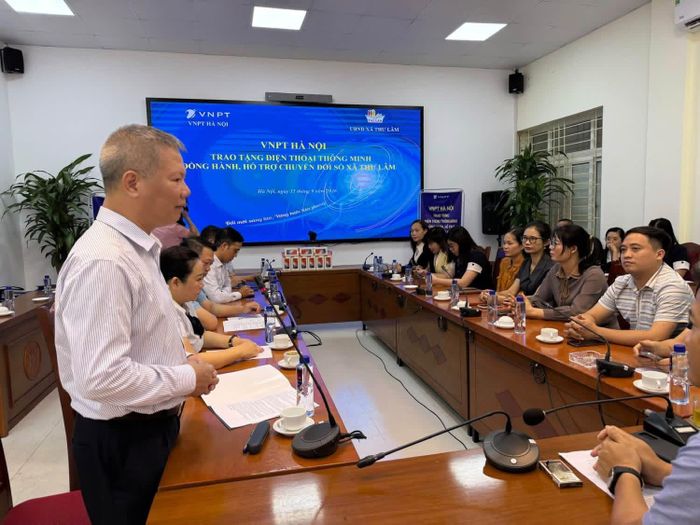 VNPT Hà Nội đồng hành với Sở Khoa học và Công nghệ trong hoạt động xã hội, hỗ trợ chính quyền, người dân chuyển đổi số. Ảnh: H.T