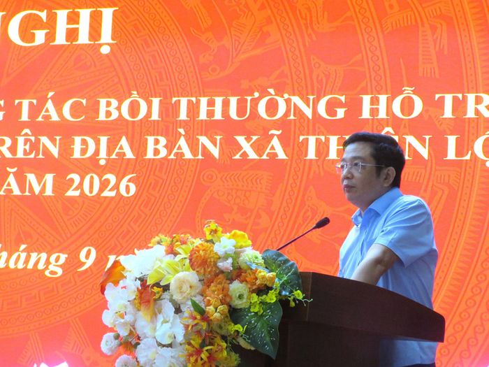Bí thư Đảng ủy xã Phạm Xuân Toàn phát biểu chỉ đạo tại hội nghị. Ảnh: PV