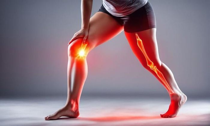 Căng cơ xảy ra khi các sợi cơ bị kéo giãn quá mức hoặc chịu lực vượt quá khả năng đáp ứng. Ảnh AI