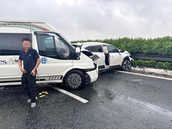 Hiện trường vụ tai nạn. Ảnh: Cục CSGT.