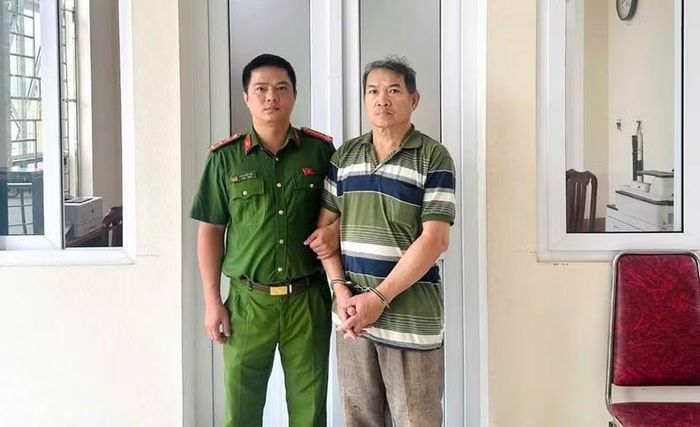 Công an xã Mê Linh đã bắt và di lý đối tượng Mai Lưu về trụ sở Công an xã