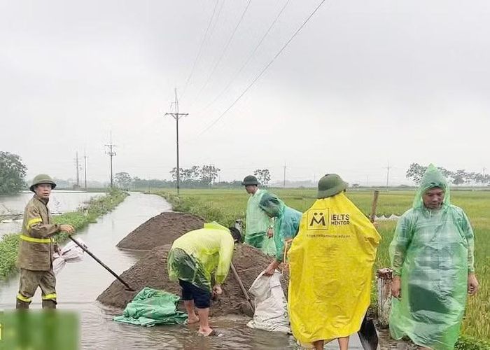Gia cố chống ngập tại địa bàn xã Phúc Sơn