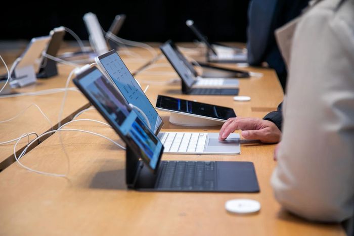  Dòng iPad Pro. Ảnh: Bloomberg. 