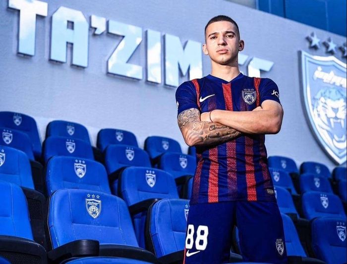 Manuel Hidalgo được FIFA thông qua điều kiện khoác áo tuyển Malaysia. Ảnh: CLB Johor Darul Ta'zim.