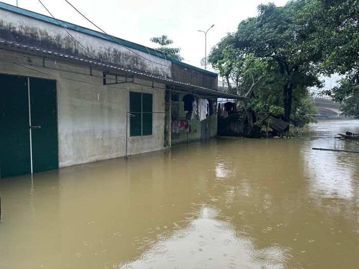 Nhiều khu vực trên địa bàn tỉnh Ninh Bình bị ngập