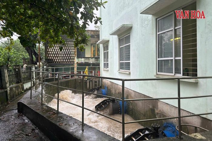 Các trạm bơm tiêu thoát nước vận hành hết công suất