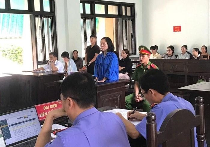 Bà Lê Thị Phi Khanh tại phiên tòa ngày 17.9.2026. Ảnh: N.Minh
