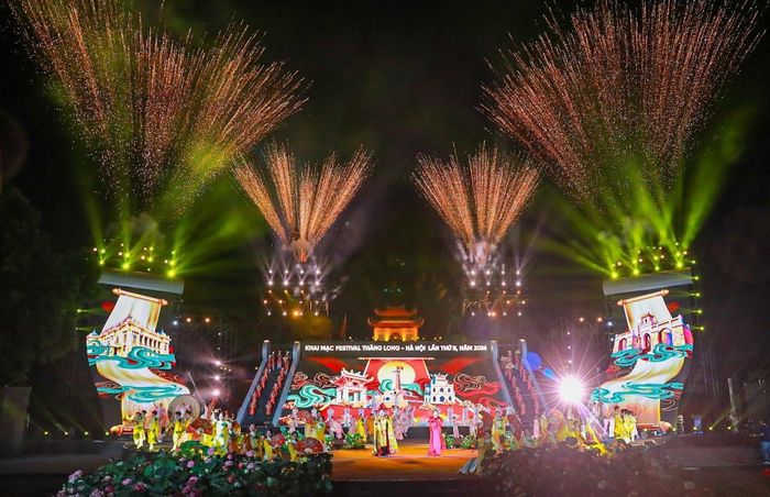  Khai mạc Festival Thăng Long - Hà Nội lần thứ hai - năm 2026 với chủ đề: “Dòng chảy di sản - Heritage Flow” tối 11/9/2026, tại Hoàng thành Thăng Long.Ảnh: Khánh Hòa - TTXVN 