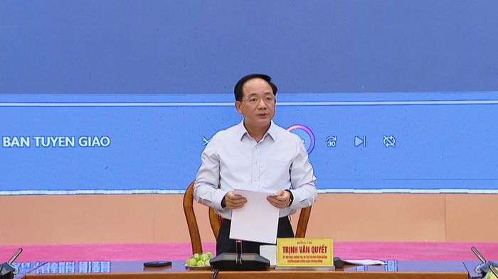 Đồng chí Trịnh Văn Quyết cho rằng, khi đã có chỉ tiêu và lượng hóa, cần phải có lộ trình, có kế hoạch thực hiện cụ thể.