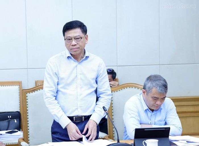 Thứ trưởng Bộ Xây dựng Nguyễn Xuân Sang phát biểu - Ảnh: chinhphu.vn/Gia Huy