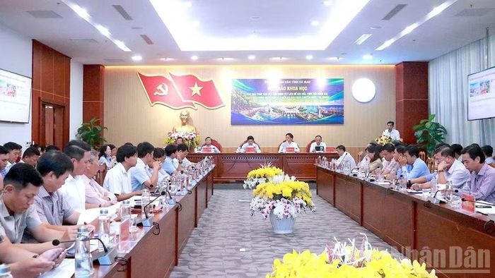 Quang cảnh tại hội thảo khoa học. (Ảnh: HỮU TÙNG)