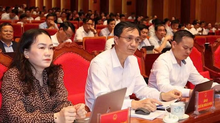 Các đại biểu tham dự hội nghị. (Ảnh: QUANG THỌ)