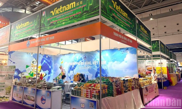 Khu vực trưng bày của thành phố Đà Nẵng.