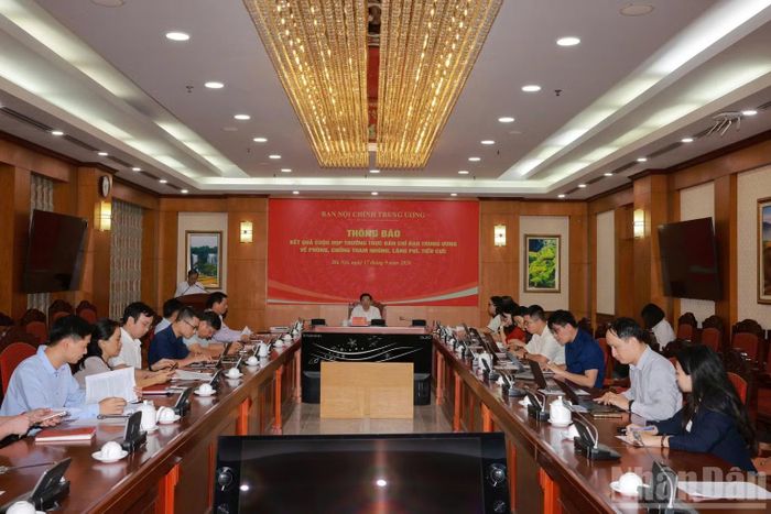 Toàn cảnh cuộc họp báo. (Ảnh: ĐẶNG PHƯỚC)