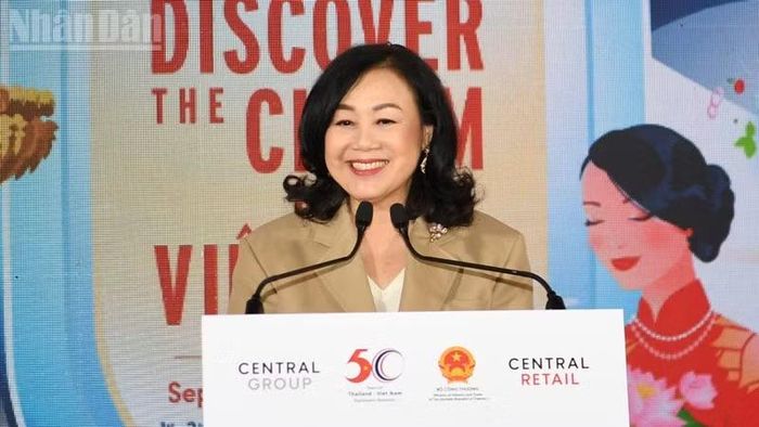 Chủ tịch Central Group Wallaya Chirathivat. (Ảnh: XUÂN SƠN)