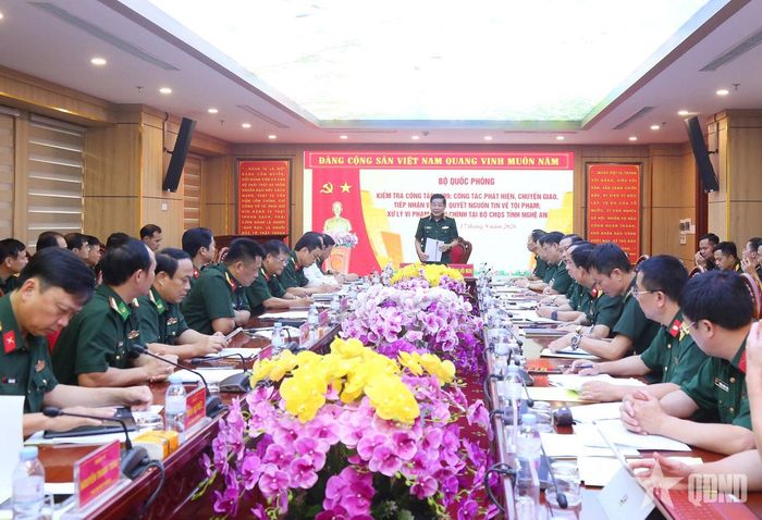 Quang cảnh buổi kiểm tra.