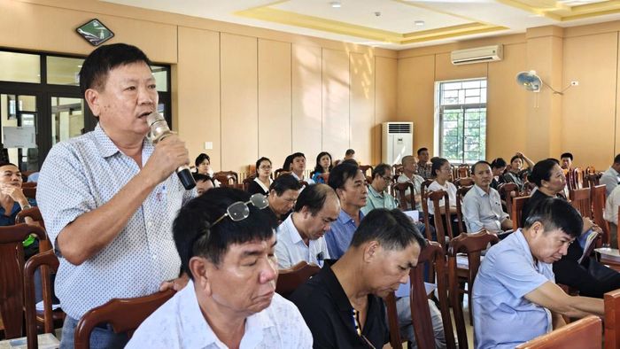 Đại diện các tổ dân phố kiến nghị phường những vấn đề nổi cộm tại địa bàn