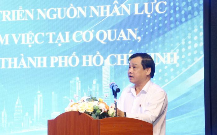  Phó Giám đốc Sở Nội vụ TPHCM Phạm Thành Nhân. Ảnh: NGÔ BÌNH 