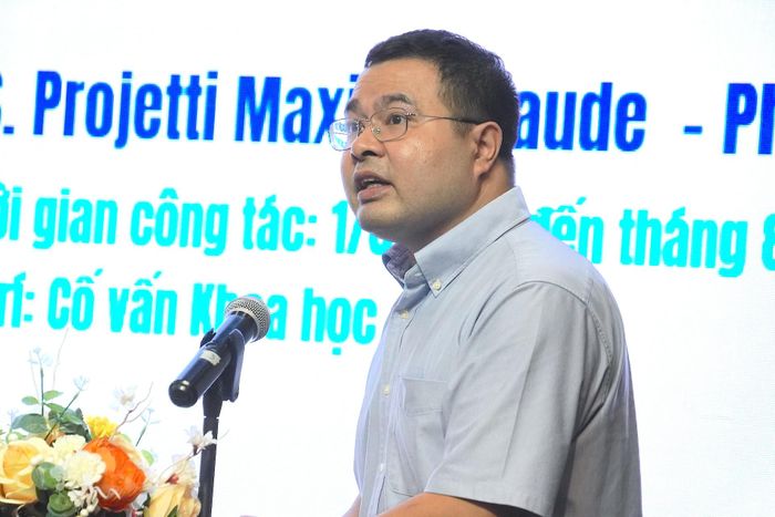  TS Trịnh Xuân Thắng, Giám đốc Trung tâm Nghiên cứu Triển khai Khu Công nghệ cao. Ảnh: QUANG HUY 