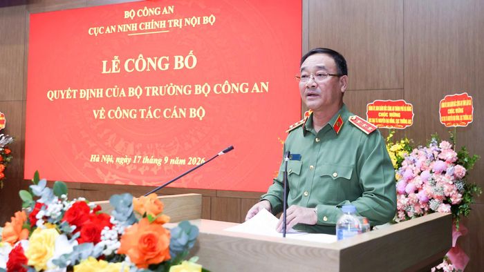  Thứ trưởng Phạm Thế Tùng phát biểu tại buổi lễ. Ảnh: MINH HẢI 