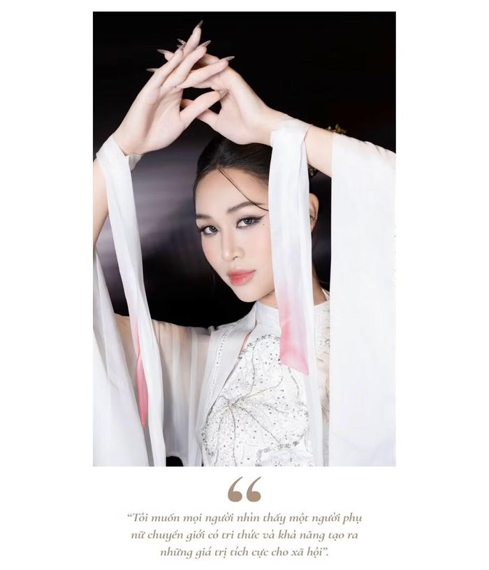 - Chị đặt mục tiêu cụ thể nào tại Miss International Queen 2026?
