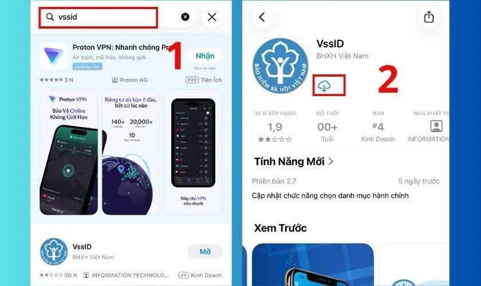 Cài ứng dụng VssID.