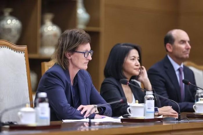 Bà Fiona Bassett khẳng định FTSE Russell đánh giá Việt Nam là một câu chuyện tăng trưởng đáng chú ý ở khu vực châu Á; xem Việt Nam là đối tác lâu dài và mong muốn tiếp tục được làm sâu sắc thêm mối quan hệ hợp tác với Chính phủ Việt Nam và các thành viên trên thị trường - Ảnh: CP