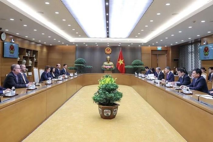 Toàn cảnh cuộc tiếp - Ảnh: CP