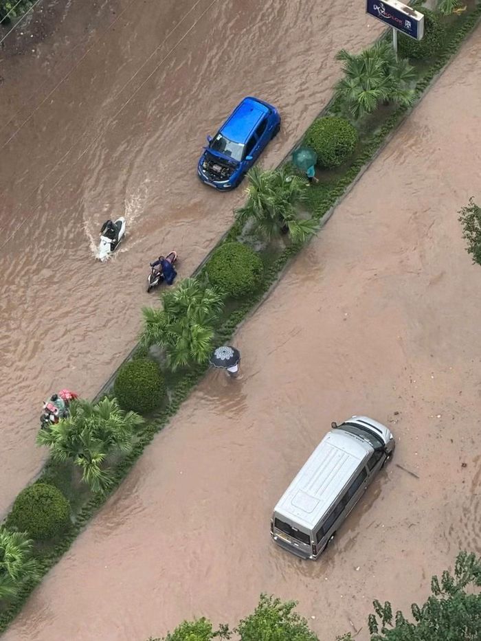 Đoạn Hà Đông qua Tố Hữu. Ảnh: Người dân cung cấp