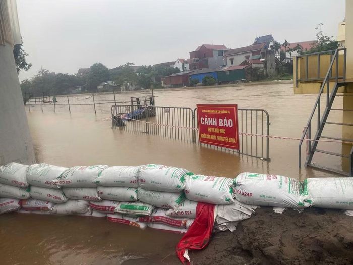 Xã Quảng Bị thông báo cấm phương tiện lưu thông qua nhiều tuyến đường, cầu trên địa bàn