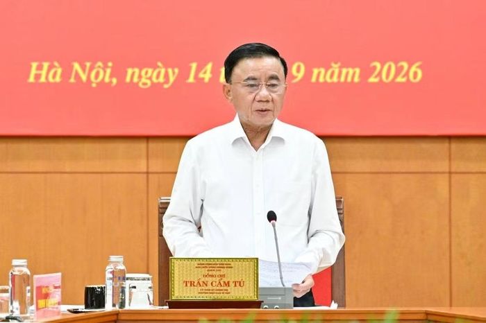 Thường trực Ban Bí thư Trần Cẩm Tú. Ảnh: PV.