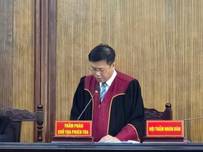 Thẩm phán TAND TPHCM Ngô Ngọc Thắng - Chủ tọa phiên tòa.