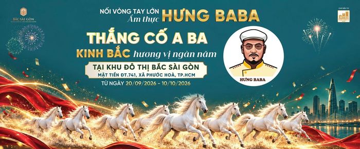 Ẩm thực Hưng BaBa góp phần mang hương vị Kinh Bắc đến với Khu đô thị Bắc Sài Gòn
