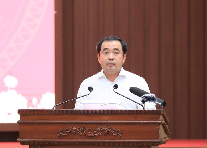 Bí thư Thành ủy Hà Nội Trần Đức Thắng. Ảnh: QT
