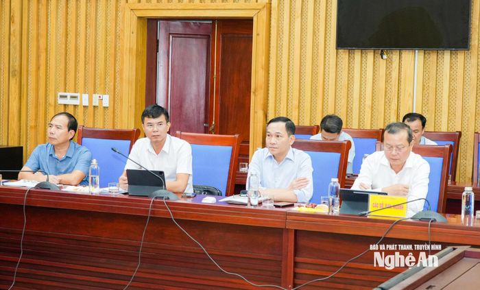 Đại diện lãnh đạo các sở, ban, ngành tham dự hội nghị. Ảnh: TL
