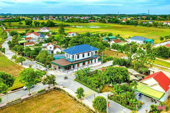 Bộ tiêu chí xã nông thôn mới hiện đại gồm 6 nhóm tiêu chí. Ảnh tư liệu
