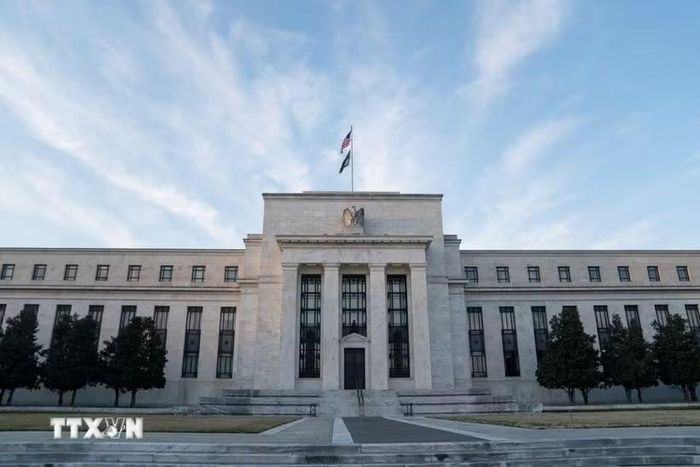 Trụ sở Cục Dự trữ Liên bang Mỹ (Fed) tại Washington, D.C. (Ảnh: THX/TTXVN)