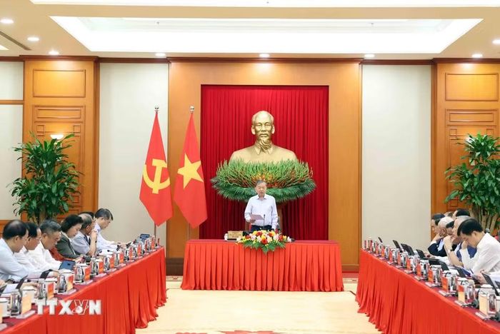Tổng Bí thư, Chủ tịch nước Tô Lâm phát biểu. (Ảnh: Thống Nhất/TTXVN)