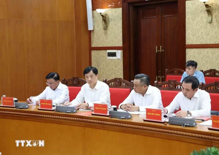 Các đại biểu tham dự Phiên họp Thường trực Ban Chỉ đạo Trung ương về phòng, chống tham nhũng, lãng phí, tiêu cực. (Ảnh: Thống Nhất/TTXVN)